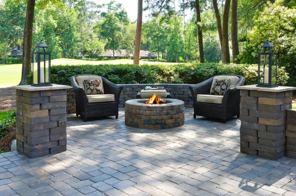 Fire Pit Installation in Camas