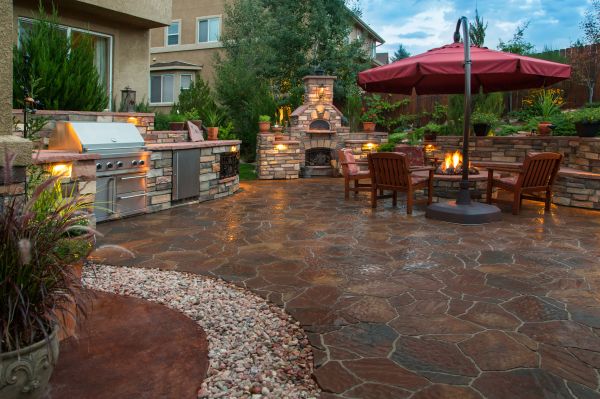 Stone Patio Construction in Camas