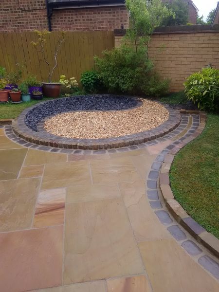 Sandstone Patio Installation in Camas